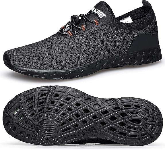 DOUSSPRT Men's Water Shoes Quick Drying Sports Aqua Shoes